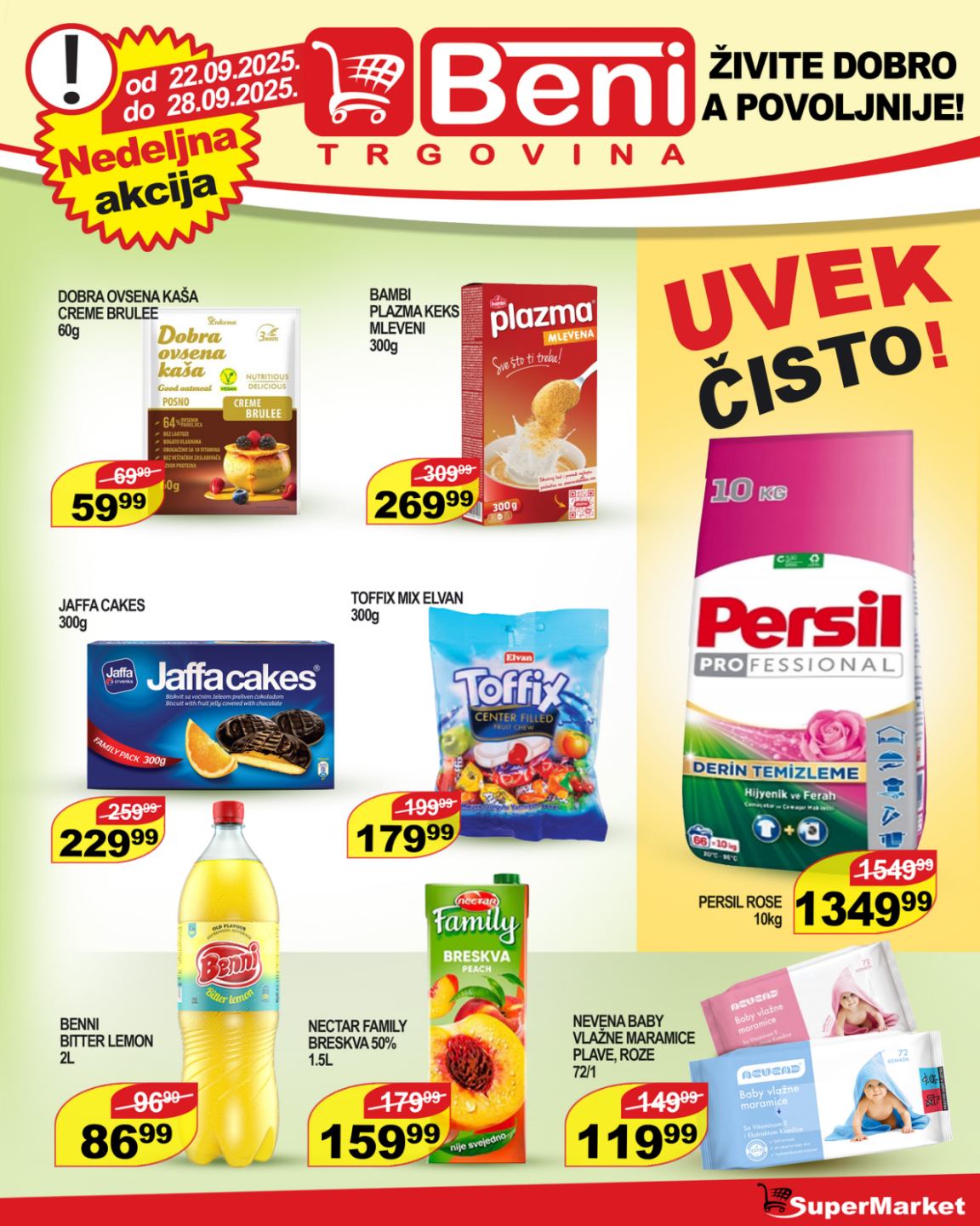 Nedeljna akcija Beni trgovina septembar 4