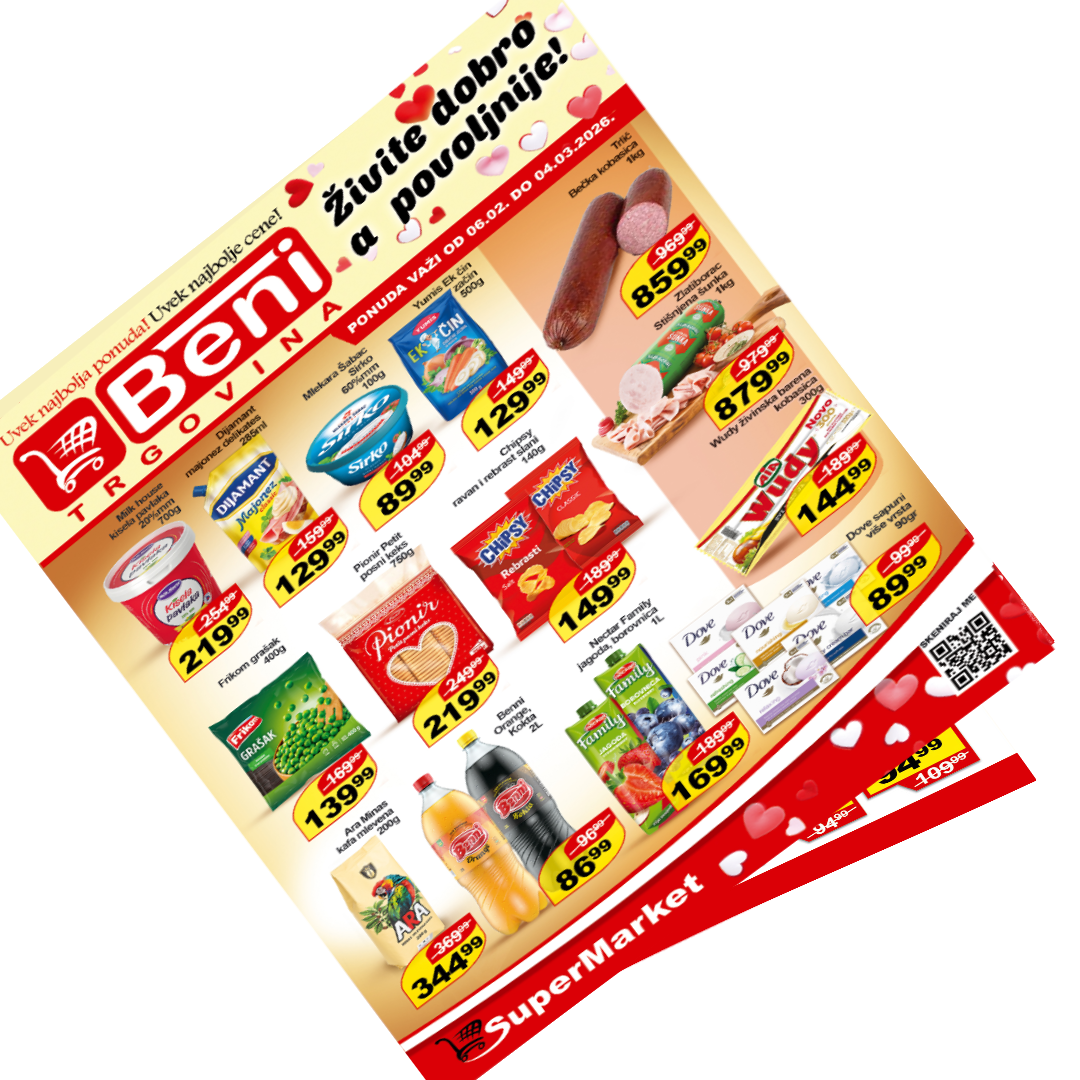 Meseca akcija Beni trgovina februar 2026
