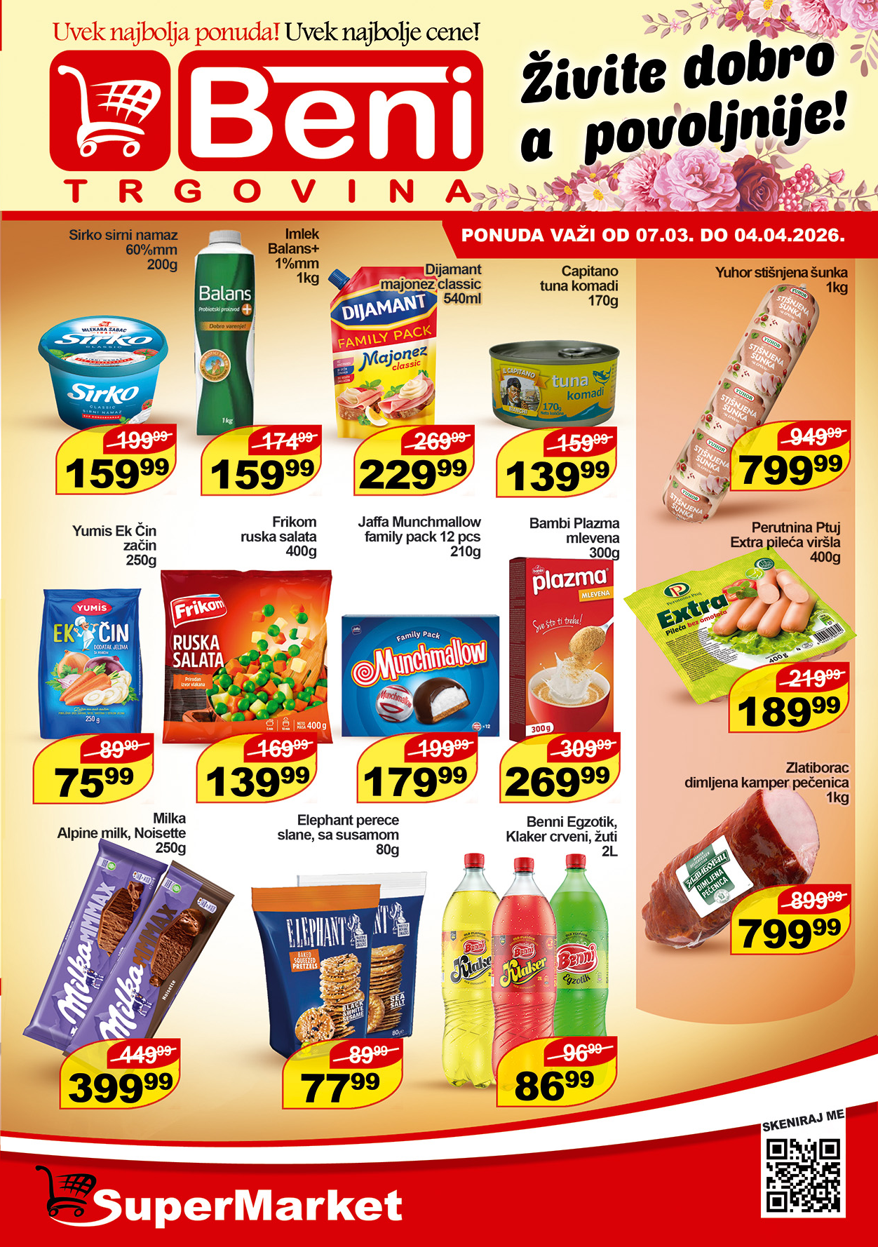 Beni trgovina mesecna akcija