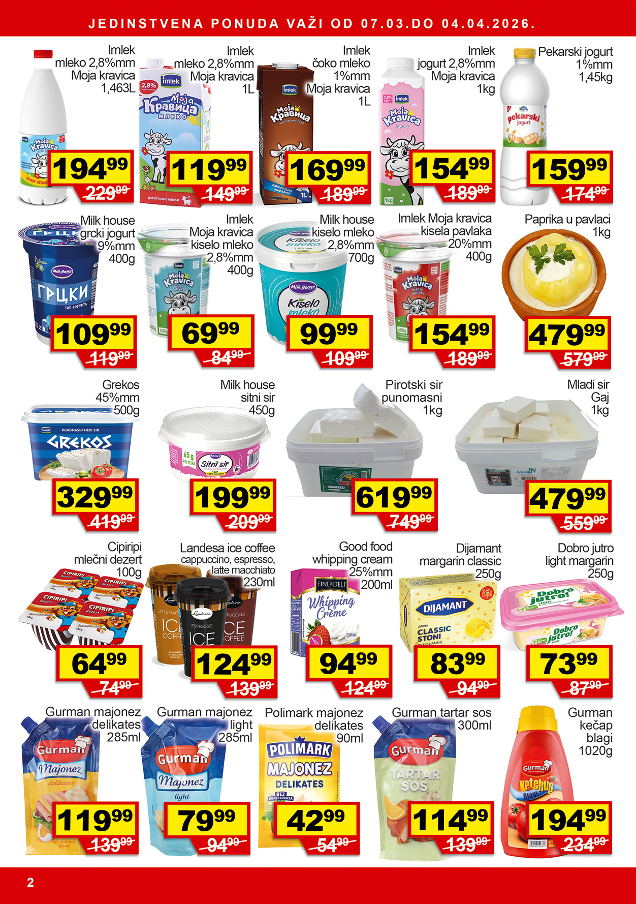 Beni trgovina mesecna akcija