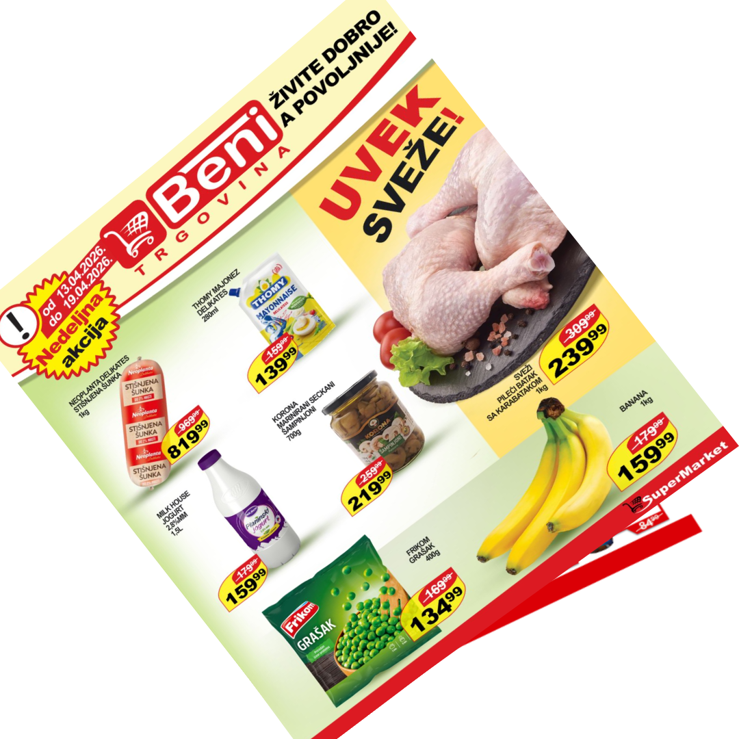 Nedeljna akcija Beni trgovina